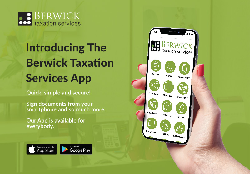 Welcome to Berwick 
Taxation Services